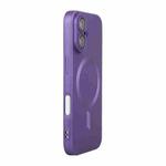 For iPhone 17 ENKAY MagSafe Matte TPU Phone Case with Lens Film(Purple)