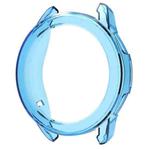 For Xiaomi Watch S3 Half Coverage Hollow TPU Watch Protective Cover(Transparent Blue)