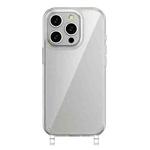For iPhone 14 Pro Max Kalebol Minimalist Transparent Lanyard Integrated Phone Case(Transparent)