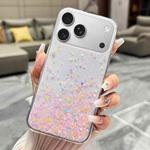 For iPhone 17 Pro Sequins Glitter Gradient Epoxy TPU Phone Case(Brilliant Colors)
