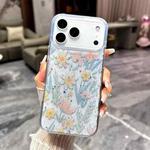 For iPhone 17 Pro Fresh Small Floral Epoxy TPU Phone Case(D03 Floral Pink)