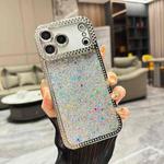 For iPhone 17 Pro Diamond Glitter Sequins TPU Phone Case(Silver)