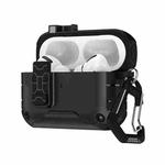 For AirPods Pro 3 Magnetic Snap Cover Earphone Protective Cover(Black)
