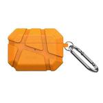 For AirPods Pro 3 Textured Solid Color TPU Earphonee Cover(Orange)