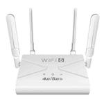 CPE907-E Eurasian Edition 150Mbps Download Speed 4 Antennas SIM Card Router 4G LTE WiFi Router, Plug:US Plug(White)