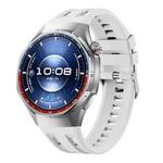 For Huawei Watch GT 6 Pro Seamless Connection Solid Color Silicone Watch Band(White)