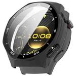 For Huawei Watch GT 6 Pro Tempered Glass Film Integrated PC Scale Watch Protective Cover(Black)
