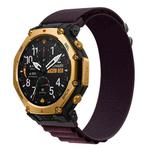 For Amazfit T-Rex 3 Pro Alpine Loop Nylon Watch Band(Crimson Cherry)
