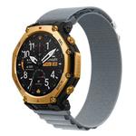 For Amazfit T-Rex 3 Pro Alpine Loop Nylon Watch Band(Blue Grey)