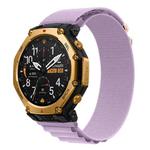 For Amazfit T-Rex 3 Pro Alpine Loop Nylon Watch Band(Lavender Purple)
