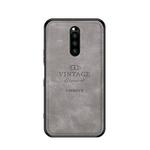PINWUYO Shockproof Waterproof Full Coverage TPU + PU Cloth+Anti-shock Cotton Protective Case  for Sony Xperia 1 / Xperia XZ4(Gray)