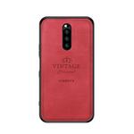 PINWUYO Shockproof Waterproof Full Coverage TPU + PU Cloth+Anti-shock Cotton Protective Case  for Sony Xperia 1 / Xperia XZ4(Red)