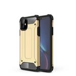 For iPhone 11 Magic Armor TPU + PC Combination Case (Gold)