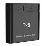 TX8 Bluetooth Transmitter and Receiver 2-in-1 Bluetooth 5.0 Audio Transmitter Car Bluetooth Receiver(Black)