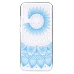 Stylish and Beautiful Pattern TPU Drop Protection Cover for Huawei P20 Lite 2019(Blue pattern)