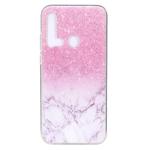 Stylish and Beautiful Pattern TPU Drop Protection Cover for Huawei P20 Lite 2019(Marble)