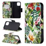 For iPhone 11 Pro 3D Colored Drawing Pattern Horizontal Flip Leather Case, with Holder & Card Slots & Wallet(Banana Leaf)