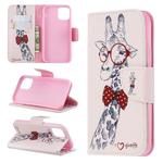 For iPhone 11 Pro Colored Drawing Pattern Horizontal Flip Leather Case,with Holder & Card Slots & Wallet(Deer)