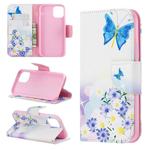 For iPhone 11 Pro Colored Drawing Pattern Horizontal Flip Leather Case,with Holder & Card Slots & Wallet(Butterfly Love)