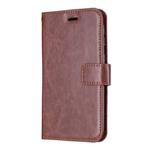 Crazy Horse Texture Horizontal Flip Leather Case with Holder & Card Slots & Wallet & Photo Frame for Huawei Y5 2019(brown)