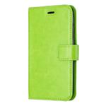 Crazy Horse Texture Horizontal Flip Leather Case with Holder & Card Slots & Wallet & Photo Frame for Huawei Y5 2019(green)