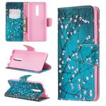 Colored Drawing Pattern Horizontal Flip Leather Case for Xiaomi Redmi K20 & K20 Pro,with Holder & Card Slots & Wallet(Plum Blossom)