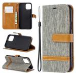 For iPhone 11 Pro Colored Drawing Pattern Horizontal Flip Leather Case, with Holder & Card Slots & Wallet(Gray)