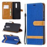 Color Matching Denim Texture Leather Case for Xiaomi Redmi K20 & K20 Pro, with Holder & Card Slots & Wallet & Lanyard(Royal blue)
