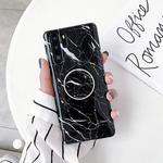 Glossy Marble Folding Bracket Anti-drop TPU Case for Huawei P30 Pro(Z30)
