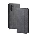 Magnetic Buckle Retro Crazy Horse Texture Horizontal Flip Leather Case for Galaxy Note 10 , with Holder & Card Slots & Photo Frame(Black)