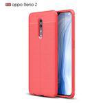 Litchi Texture TPU Shockproof Case for OPPO Reno Z(Red)