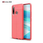 Litchi Texture TPU Shockproof Case for VIVO Z5X(Red)
