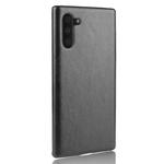 Shockproof Litchi Texture PC + PU Case For Galaxy Note10(Black)