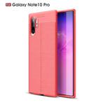 Litchi Texture TPU Shockproof Case for Galaxy Note 10+(Red)