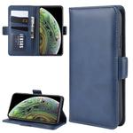 For iPhone 11 Pro Wallet Stand Leather Cell Phone Case，with Wallet & Holder & Card Slots(Dark Blue)