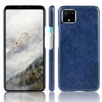 Shockproof Litchi Texture PC + PU Case For Google Pixel 4(Blue)