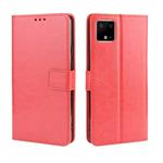 Retro Crazy Horse Texture Horizontal Flip Leather Case for Google Pixel 4XL, with Holder & Card Slots & Photo Frame(Red)