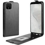 Crazy Horse Vertical Flip Leather Protective Case for Google Pixel 4(black)