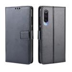 Retro Crazy Horse Texture Horizontal Flip Leather Case for Xiaomi Mi CC 9 / Xiaomi Mi CC 9 mt Meitu Edition , with Holder & Card Slots & Photo Frame(Black)