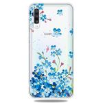 Picture Printing Transparent TPU Mobile Shell for Galaxy A50(Starflower)