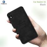 PINWUYO Shockproof Waterproof Full Coverage PC + TPU + Skin Protective Case  for Xiaomi RedMi 7A(Black)