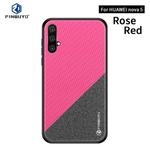 PINWUYO Honors Series Shockproof PC + TPU Protective Case for Huawei Nova 5(Red)