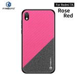 PINWUYO Honors Series Shockproof PC + TPU Protective Case for Xiaomi RedMi 7A(Red)