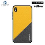 PINWUYO Honors Series Shockproof PC + TPU Protective Case for Xiaomi RedMi 7A(Yellow)