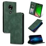 Retro Skin Feel Business Magnetic Horizontal Flip Leather Case for MOTO G7 Play European version(Army Green)