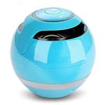 T&G A18 Ball Bluetooth Speaker with LED Light Portable Wireless Mini Speaker Mobile Music MP3 Subwoofer Support TF (Blue) 