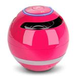 T&G A18 Ball Bluetooth Speaker with LED Light Portable Wireless Mini Speaker Mobile Music MP3 Subwoofer Support TF (Pink) 