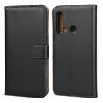 Horizontal Flip Leather Case for Huawei P20 Lite 2019  with Magnetic Clasp and Bracket and Card Slot and Wallet(Black)