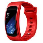 Silicone Watch Band for Samsung Gear Fit2 SM-R360, Wrist Strap Size:150-213mm(Red)