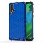 Shockproof Honeycomb PC + TPU Case for Huawei Nova 5 / Nova 5 Pro(Blue)